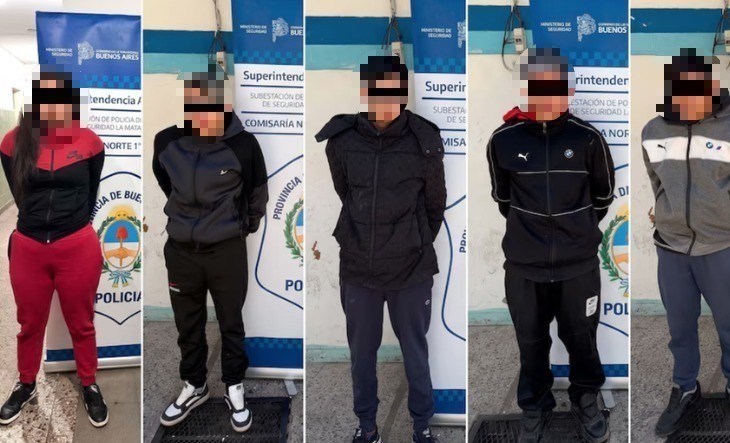 CAYERON CINCO INTEGRANTES DE LA BANDA que bale&oacute; a un polic&iacute;a durante un falso viaje en San Justo