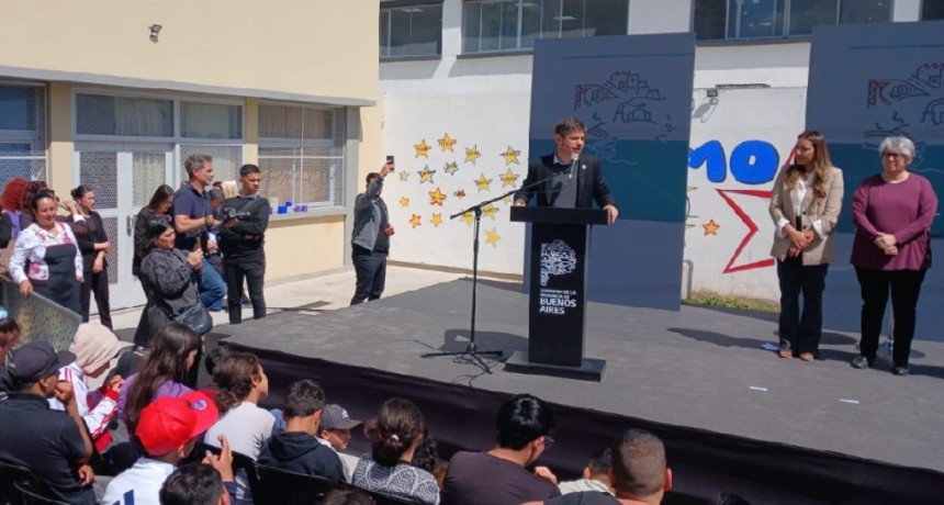 M&Aacute;S ESCUELAS: Kicillof inaugur&oacute; dos nuevos edificios educativos en La Matanza