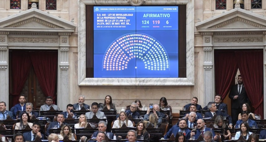 GIRO EN DIPUTADOS: restituyeron la Ley de Tierras y el Senado deber&aacute; definir su futuro