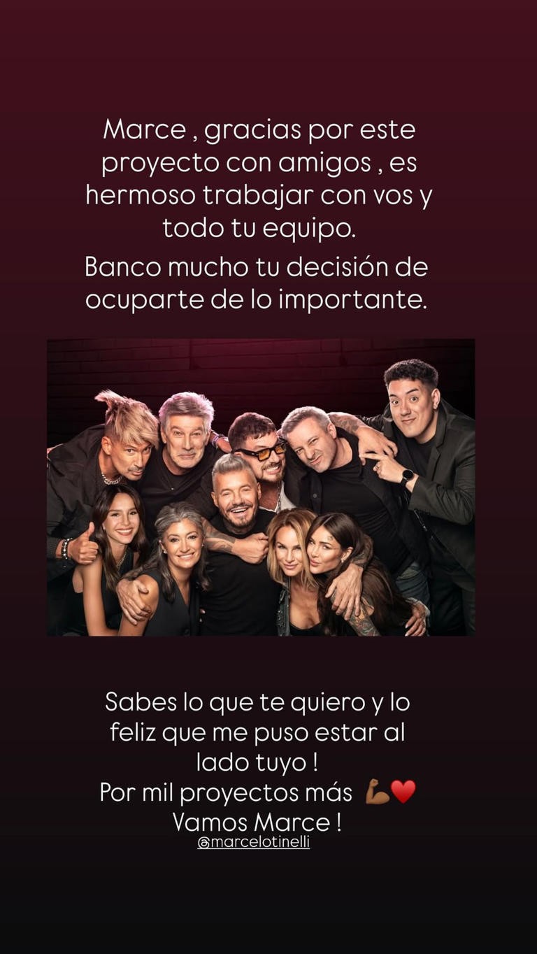 Sabrina Rojas rompió el silencio y lanzó un fuerte mensaje tras la salida abrupta de Tinelli: ‘Banco tu decisión