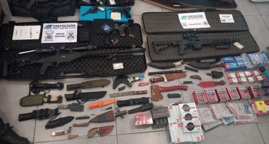 Cayó una red internacional que metía gente ilegal al país: megaoperativo en Mar del Plata dejó armas, dólares y cuatro detenidos