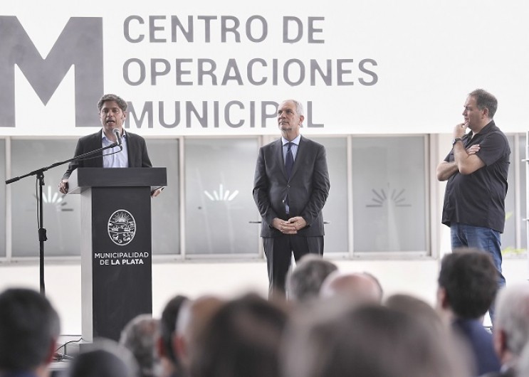 Kicillof inauguró el centro de operaciones más grande de la Provincia y refuerza la seguridad en La Plata