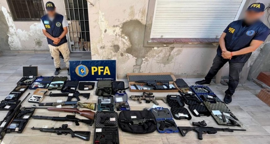 Megaoperativo en el conurbano: desbaratan una red de armas que abastecía a narcos y barras bravas