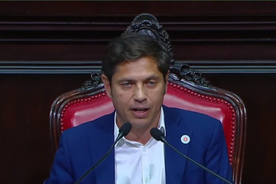 Kicillof: "El extravagante experimento al que está siendo sometida la Argentina exige acciones extraordinarias del Gobierno provincial"